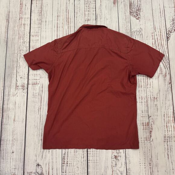 Kuhl Elder AFC red short sleeve button shirt men’s large hiking outdoor - Picture 2 of 10
